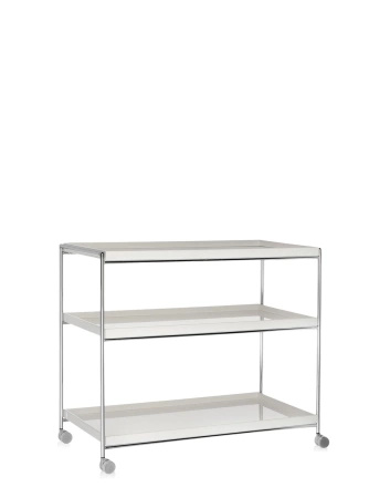 Trays 80 cm x 40 cm Trolley White