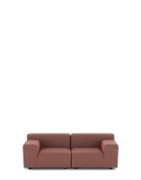Plastics Outdoor Liberty 2 Seater Sofa Rdzawy