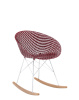 Smatrik Dondolo Chair Plum Chrome Plated