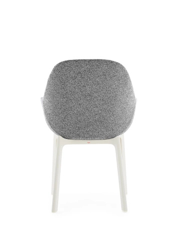 Clap Tissue Shirley Armchair White Gray