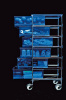 Mobil 5 Drawers With Wheels Dresser Blue