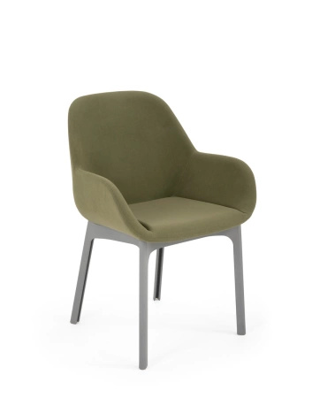 Clap Aquaclean Armchair Gray Green