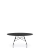 Glossy XXL Ø150 cm Black Marquina Table