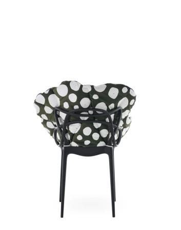 Alice's Flowers Pillow Green Dots