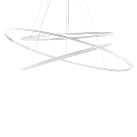 Lampa Wisząca Nemo Ellisse Triple 2700 K Biały