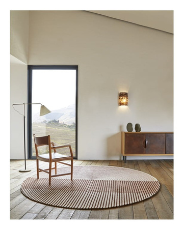 Gan Ply Pink Round Carpet