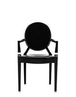 Louis Ghost Chair Black