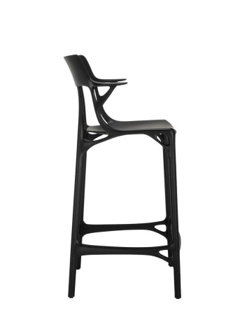 A.I. Stool Recycled 65 cm Krzesło Barowe Czarny