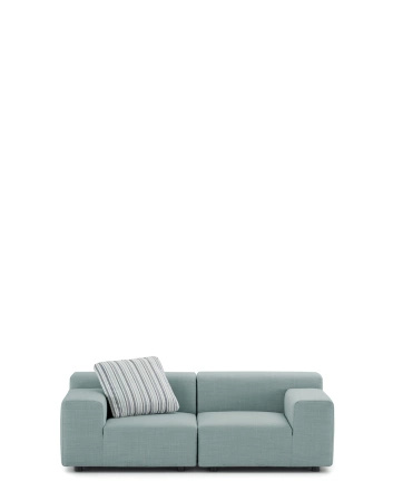 Plastics Outdoor Two-Seater Sofa Green