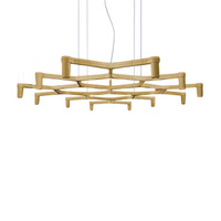 Nemo Crown Plana Mega Gold Pendant Lamp
