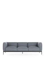Asia Three-Seater Sofa (Panamino) Blue