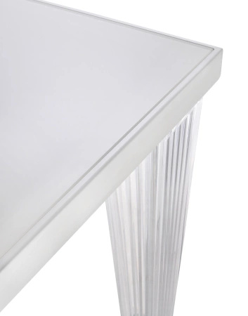 Top Top Glass 160x80 cm Stół Biały