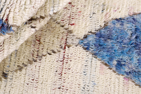 Reza's Tribe Ivory Blue rug