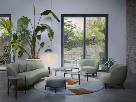 Undique Stolik Czarny Terrazzo Czarny 