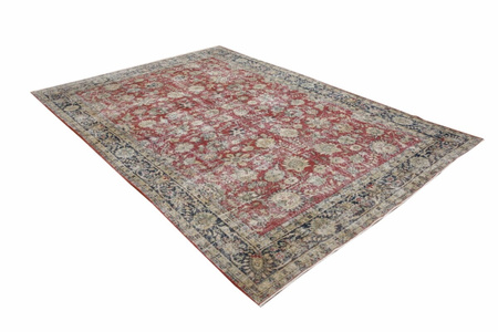 Vintage Iranian Wool Rug Unique 12311 198 x 295