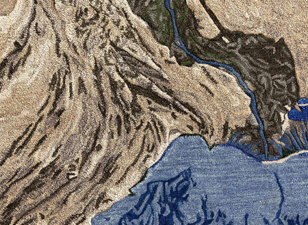 Gan Plastic Rivers Indus Carpet