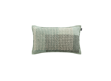 Gan Canevas Geo Rect Green Pillow
