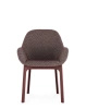 Clap Tissue Shirley Armchair Burgundy Brickwork