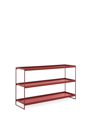 Trays 140 cm x 40 cm Regał Bordowy