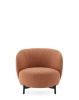 Lunam Curly Armchair Pink