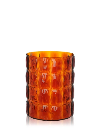 Matelasse' Amber Vase