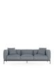 Asia Three-Seater Sofa (Panamino) Blue