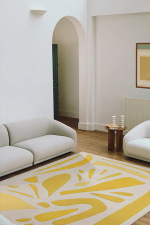 Toulemonde Bochart Alpha Jaune carpet