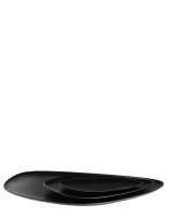 Namaste' Set of Plates Black