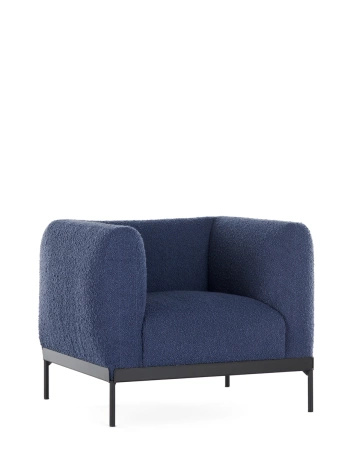 Asia Armchair (Bouclè) Blue