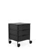 Mobil Mat Chest of Drawers Black