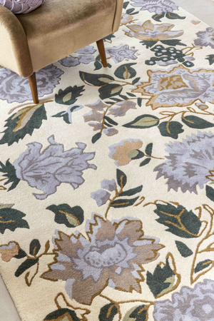 Laura Ashley Wendling Floral Heather Purple Carpet 083104