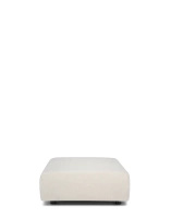 Plastics Duo Rectangular Nile Puff Ecrù