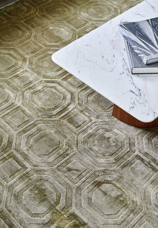 Toulemonde Bochart Shaw Olive rug