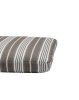 Cushion Stripes 48x48 cm Pillow Taupe