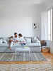 Gan Kilim Rodas White Carpet