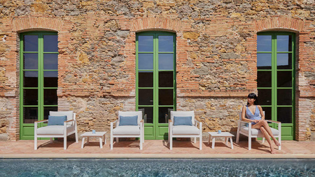 Gandiablasco Timeless Square Auxiliary Table 50x50 cm