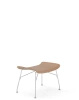S/Wood Basic Veneer Podnóżek Jasne Drewno Chromowany FSC™