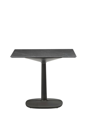 Multiplo Square 78x78 cm Stół Czarny Czarny Marquina