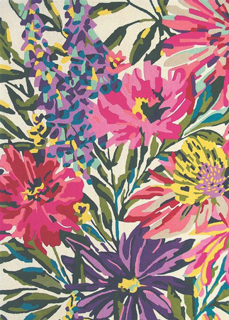 Harlequin Floreale Fuschia rug 44905