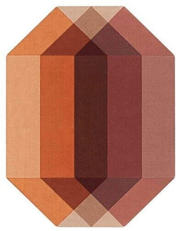 Gan Diamond Wool Orange-Wine Carpet