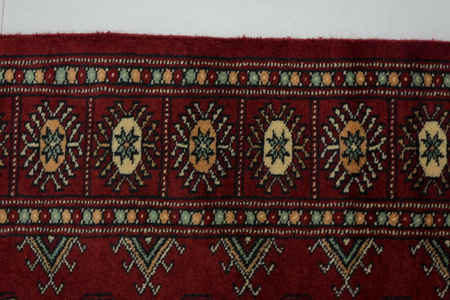 Wool Carpet Pakistan Bokhara terra 188 x 284 29083