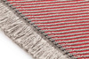 Gan Garden Layers Diagonal Almond-Red Carpet