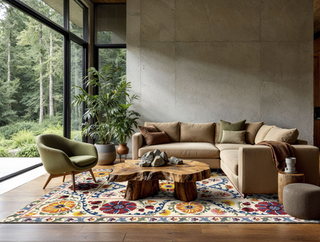 Louis de Poortere Suzani Origine carpet 9728
