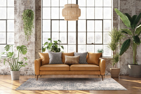 Carpet Decor Ives Warm Blue