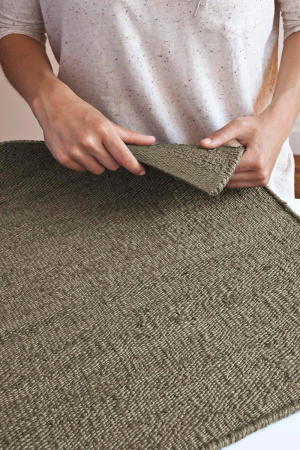 Nanimarquina Vegetal Greenish Grey carpet