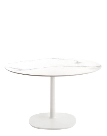 Multiplo Round Ø118 cm Table White White