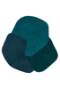 Toulemonde Bochart Tumulus Bleu Carpet