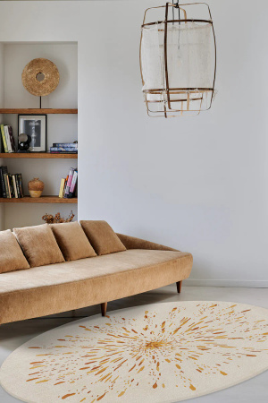 Toulemonde Bochart Paint Ocre Carpet