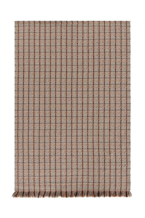 Gan Garden Layers Checks Terracotta Carpet