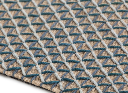 Dywan Gan Raw Blue